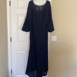 Calvin Klein Navy blue evening dress